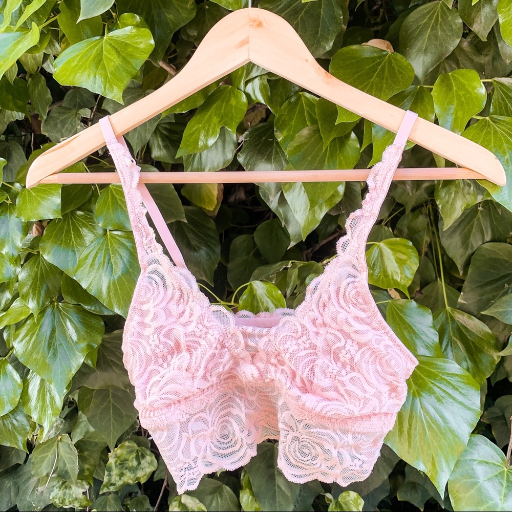 Pink Lace Bralette
